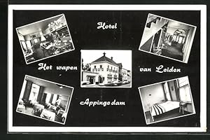 Ansichtskarte Appingedam, het wapen van Leiden, Bondshotel