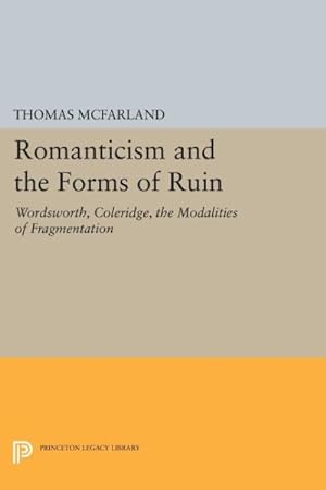 Immagine del venditore per Romanticism and the Forms of Ruin : Wordsworth, Coleridge, the Modalities of Fragmentation venduto da GreatBookPrices