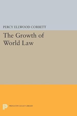 Imagen del vendedor de Growth of World Law a la venta por GreatBookPrices