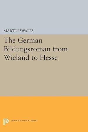 Immagine del venditore per German Bildungsroman from Wieland to Hesse venduto da GreatBookPrices