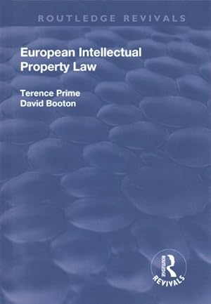 Seller image for European Intellectual Property Law for sale by GreatBookPrices