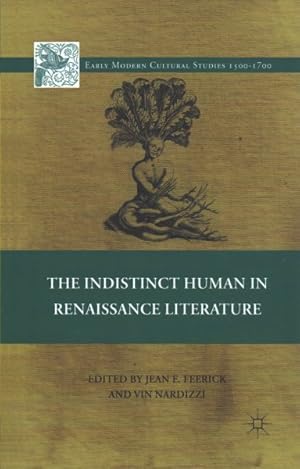 Immagine del venditore per Indistinct Human in Renaissance Literature venduto da GreatBookPrices