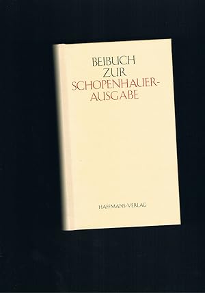 Bild des Verkufers fr Beibuch zur Schopenhauer Ausgabe zum Verkauf von manufactura