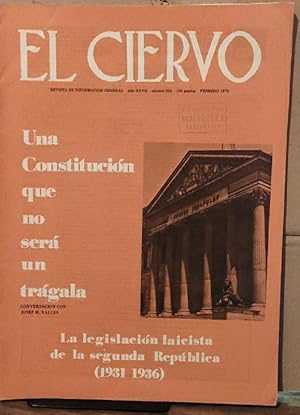 Seller image for EL CIERVO. Una constitucin que no ser un trgala. for sale by La Leona LibreRa