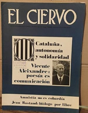 Seller image for EL CIERVO. Catalua, autonoma y solidaridad. for sale by La Leona LibreRa
