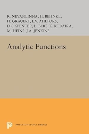 Imagen del vendedor de Analytic Functions a la venta por GreatBookPrices