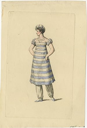 Antique Costume Print (c.1800)