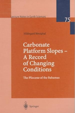 Seller image for Carbonate Platform Slopes-A Record of Changing Conditions : The Pliocene of the Bahamas for sale by GreatBookPrices