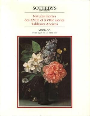 Natures mortes des XVIIe et XVIIIe Monaco 22 juin1985