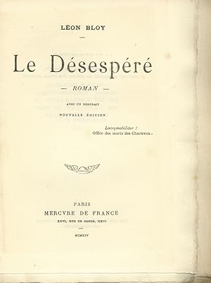 Le Désespéré.