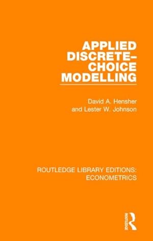 Seller image for Applied Discrete-choice Modelling for sale by GreatBookPrices