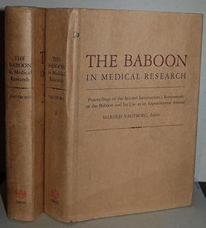 Bild des Verkufers fr THE BABOON IN MEDICAL RESEARCH IN MEDICAL RESEARCH. Proceedings of the First International Symposium on the Baboon and its use as an experimental animal zum Verkauf von Fbula Libros (Librera Jimnez-Bravo)