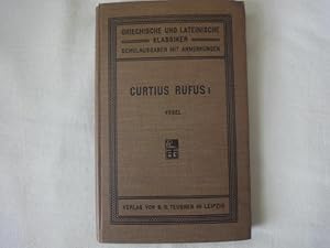 Bild des Verkufers fr Q. Curti Rufi Historiam Alexandri Magni Macedonis Libri Qui Supersunt. Erstes Bndchen: Buch III-V. zum Verkauf von Malota