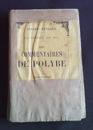 Seller image for Les commentaires de Polybe for sale by Librairie Ancienne Zalc