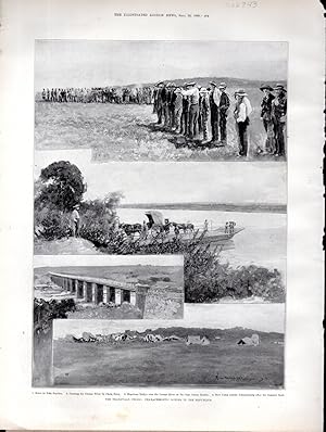 Seller image for ENGRAVING; "The Transvaal Crisis: Characteristic Scenes in the Republics". engravings from The Illustrated London News, September 30, 1899 for sale by Dorley House Books, Inc.