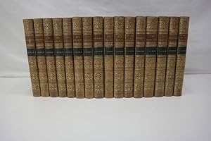 J. Fenimore Cooper - 16 Halblederbände Titel: Satanstoe; Wyandotté; Eve Effingham; The Bravo; The...