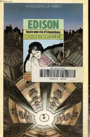 Image du vendeur pour Edison toute une vie d'inventions mis en vente par Le-Livre