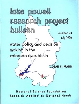 Seller image for Water Policy and Decision Making in the Colorado River Basin for sale by Back of Beyond Books WH