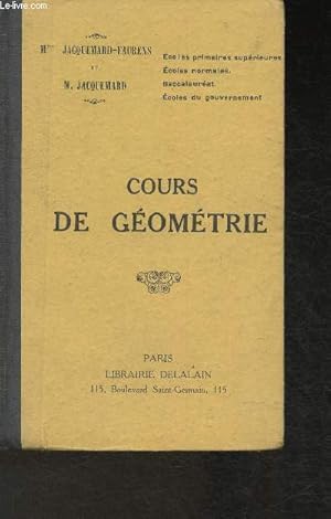 Seller image for Cours complet de Gomtrie lmetaire- notions de gomtrie descriptive for sale by Le-Livre