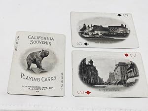 Playing Cards with Photos of Califormia 1898