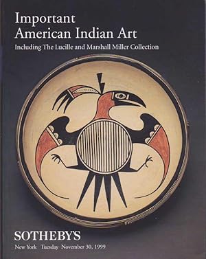 Important American Indian Art Includes L. & M. Miller Collection