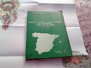 MAPA DE CULTIVOS Y APROVECHAMIENTOS DE LA PROVINCIA DE SANTA CRUZ DE TENERIFE + MAPA