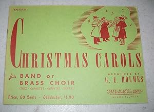 Image du vendeur pour Christmas Carols for Band or Brass Choir (Bassoon) mis en vente par Easy Chair Books