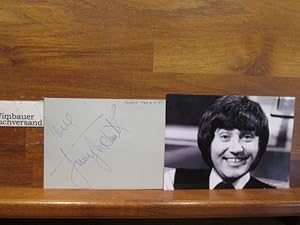 Bild des Verkufers fr Original Autograph Jimmy Tarbuck british comedian (*1940) // Autogramm Autograph signiert signed signee zum Verkauf von Antiquariat im Kaiserviertel | Wimbauer Buchversand