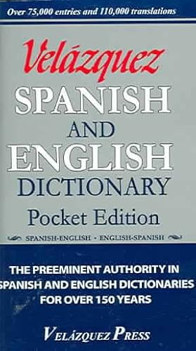 Seller image for Velazquez Spanish And English Dictionary for sale by GreatBookPrices