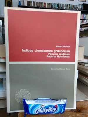 Imagen del vendedor de Indices chemicorum graecorum I. Papyrus Leidensis, Papyrus Holmiensis. a la venta por Antiquariat Thomas Nonnenmacher