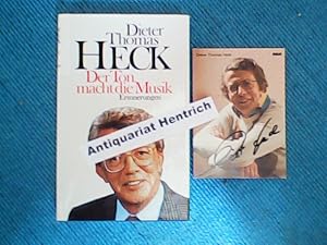 Imagen del vendedor de Der Ton macht die Musik. Erinnerungen. a la venta por Antiquariat Hentrich (Inhaber Jens Blaseio)