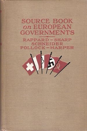 Source book on European governments ; Switzerland, France, Italy, Germany, the Soviet Union.