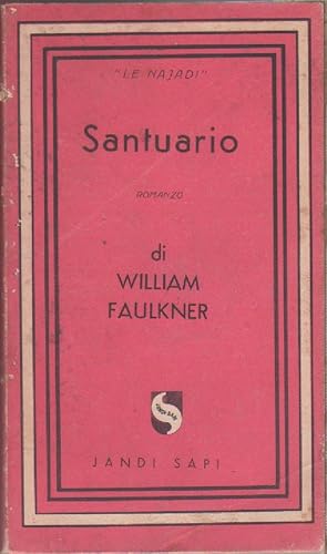 Seller image for Santuario - William Faulkner for sale by libreria biblos