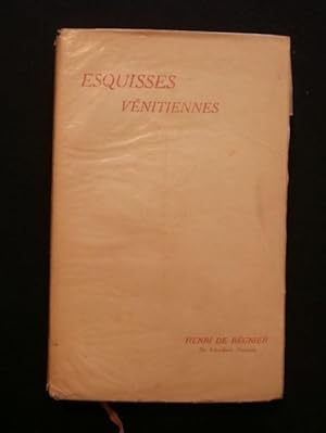 Bild des Verkufers fr Esquisses vnitiennes zum Verkauf von Tant qu'il y aura des livres