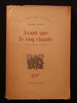 Image du vendeur pour Avant que le coq chante mis en vente par Tant qu'il y aura des livres