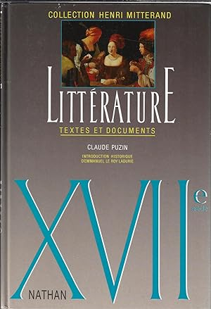 Littérature : XVIIe siècle, collection henri mitterand (French Edition)