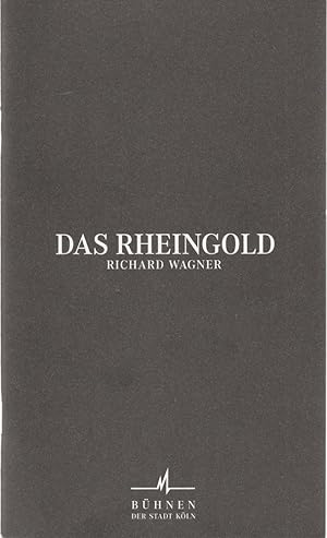 Image du vendeur pour Programmheft Richard Wagner Das Rheingold 5. Januar 2001 mis en vente par Programmhefte24 Schauspiel und Musiktheater der letzten 150 Jahre