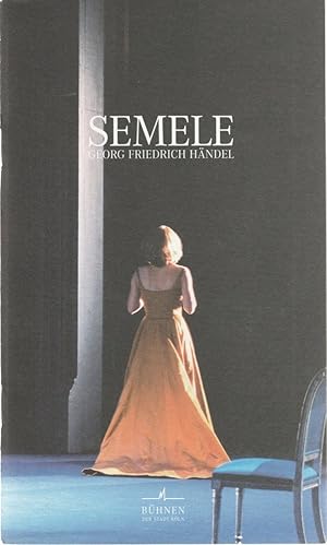 Bild des Verkufers fr Programmheft Georg Friedrich Hndel SEMELE 2. Dezember 2001 zum Verkauf von Programmhefte24 Schauspiel und Musiktheater der letzten 150 Jahre
