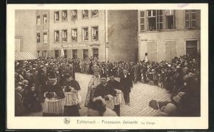 Ansichtskarte Echternach, Procession dansante, le Clerge