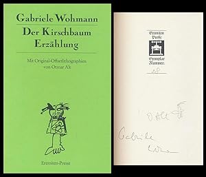 Seller image for Der Kirschbaum. Erzhlung. Mit Original-Offsetlithographien von Otmar Alt. [Signiertes Exemplar]. for sale by Antiquariat Lenzen