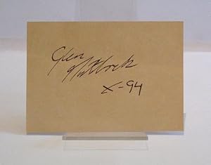 Imagen del vendedor de Autograph leaf a la venta por Adrian Harrington Ltd, PBFA, ABA, ILAB