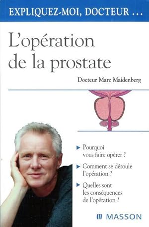 Image du vendeur pour L'operation de la prostate mis en vente par Livres Norrois