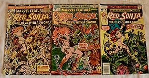 Red Sonja Marvel Comic issues #2, 3, 4, 6, & 7