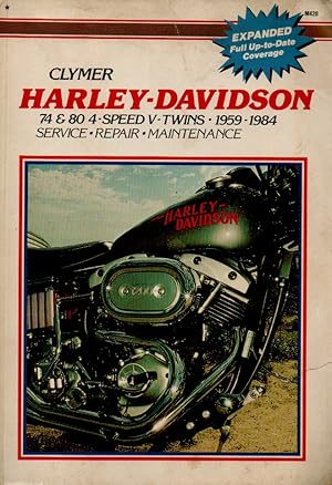 Harley-Davidson _ 74 & 80 4-Speed V-Twins 1959-1984 Service Repair Maintenance