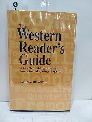 The Western Reader's Guide: A Selected Bibliography Of Nonfiction Magazines (SIGNED)