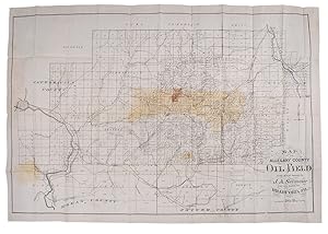 Map of the Allegany County Oil Field