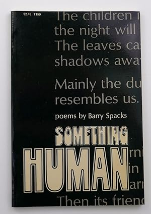 Seller image for Something Human: Poems for sale by Black Falcon Books
