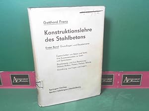 Konstruktionslehre des Stahlbetons - Erster Band: Grundlagen und Bauelemente.