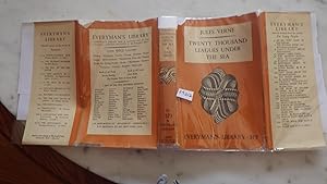 Seller image for TWENTY THOUSAND LEAGUES UNDER THE SEA by Jules Verne, 1952, Everyman's Library#319 , in Dark RedOrange Decorated Dustjacket for sale by Bluff Park Rare Books