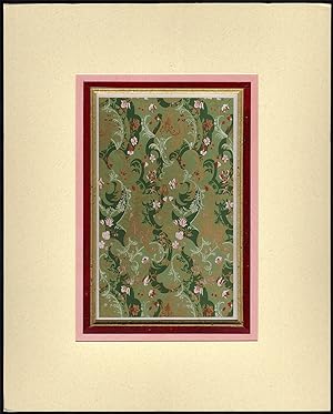 Antique Print-WALLPAPER-DESIGN-FLORAL-FLOWERS-PL.XXIX-Anonymous-1880